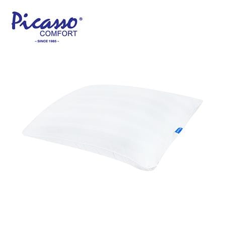 หมอนหนุนสุญญากาศ ไมโครไฟเบอร์ PICASSO MIRACULOUS MICROFIBER 48x73 ซม. สีขาว_0