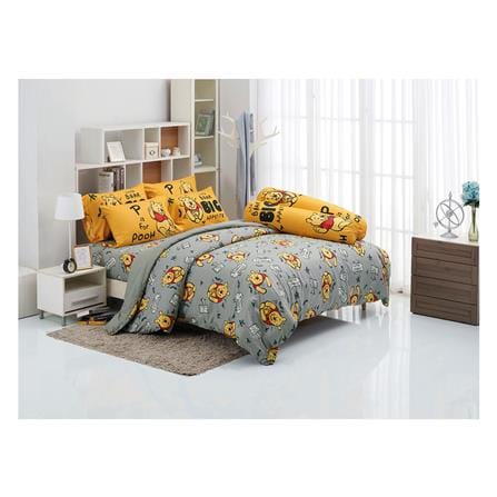 ชุดผ้าปูที่นอน 6 ฟุต 6 ชิ้น TULIP WINNIE THE POOH 60204-DLC089_0