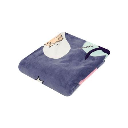 ผ้าห่ม HOME LIVING NEKO 50X60 นิ้ว สีม่วง_0