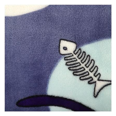 ผ้าห่ม HOME LIVING NEKO 50X60 นิ้ว สีม่วง_4