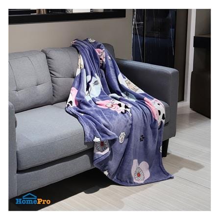 ผ้าห่ม HOME LIVING NEKO 50X60 นิ้ว สีม่วง_6