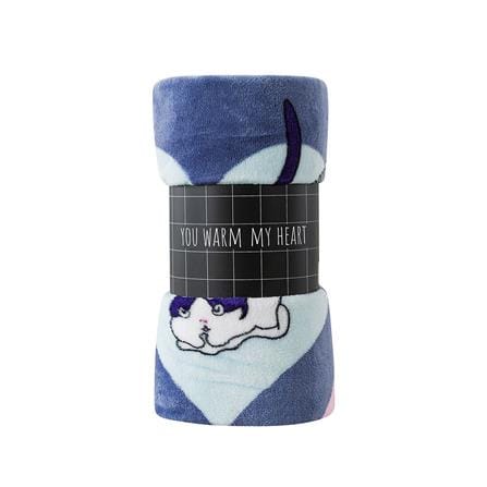 ผ้าห่ม HOME LIVING NEKO 50X60 นิ้ว สีม่วง_5