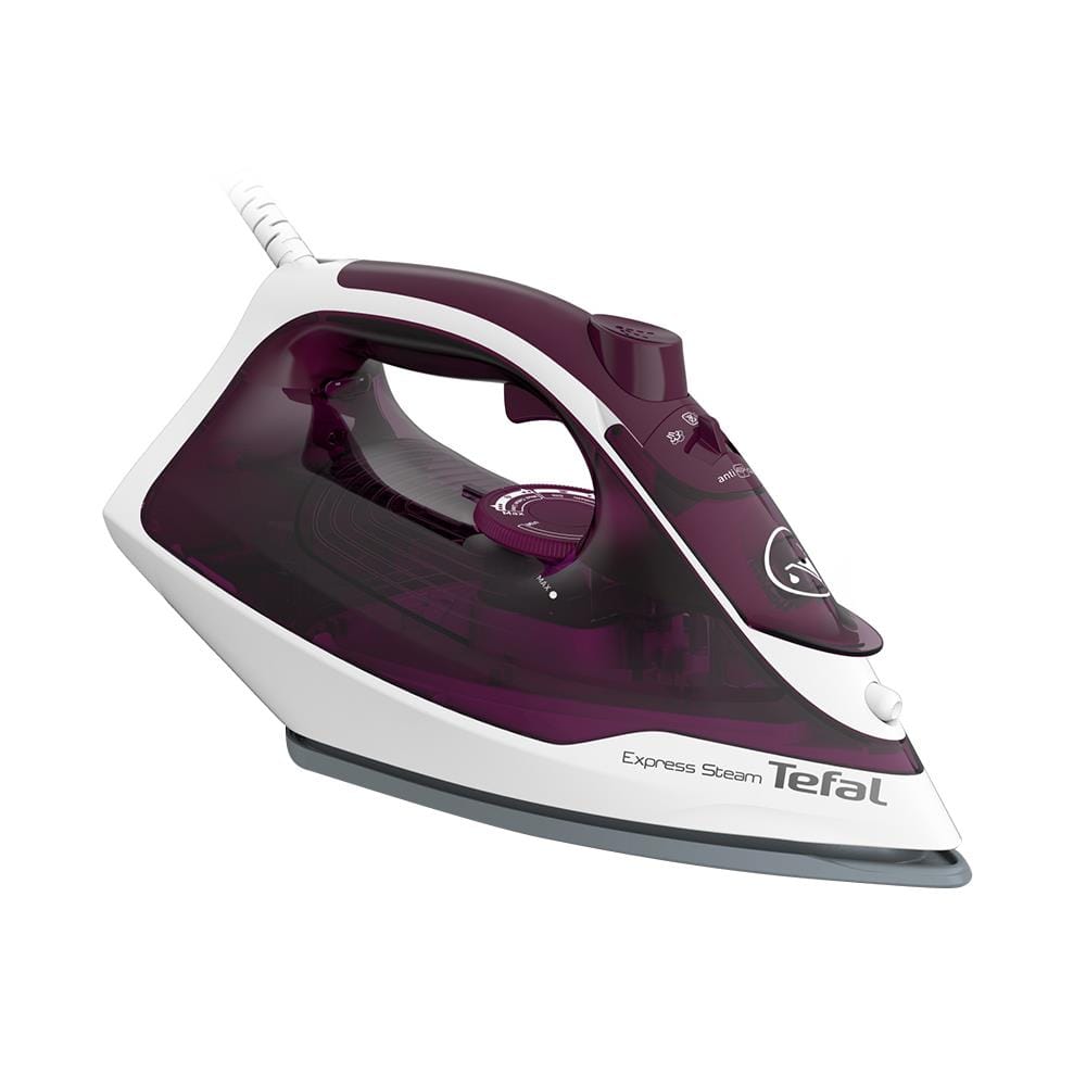 เตารีดไอน้ำ TEFAL FV2845T0 สีม่วง/ขาว 270 มล.