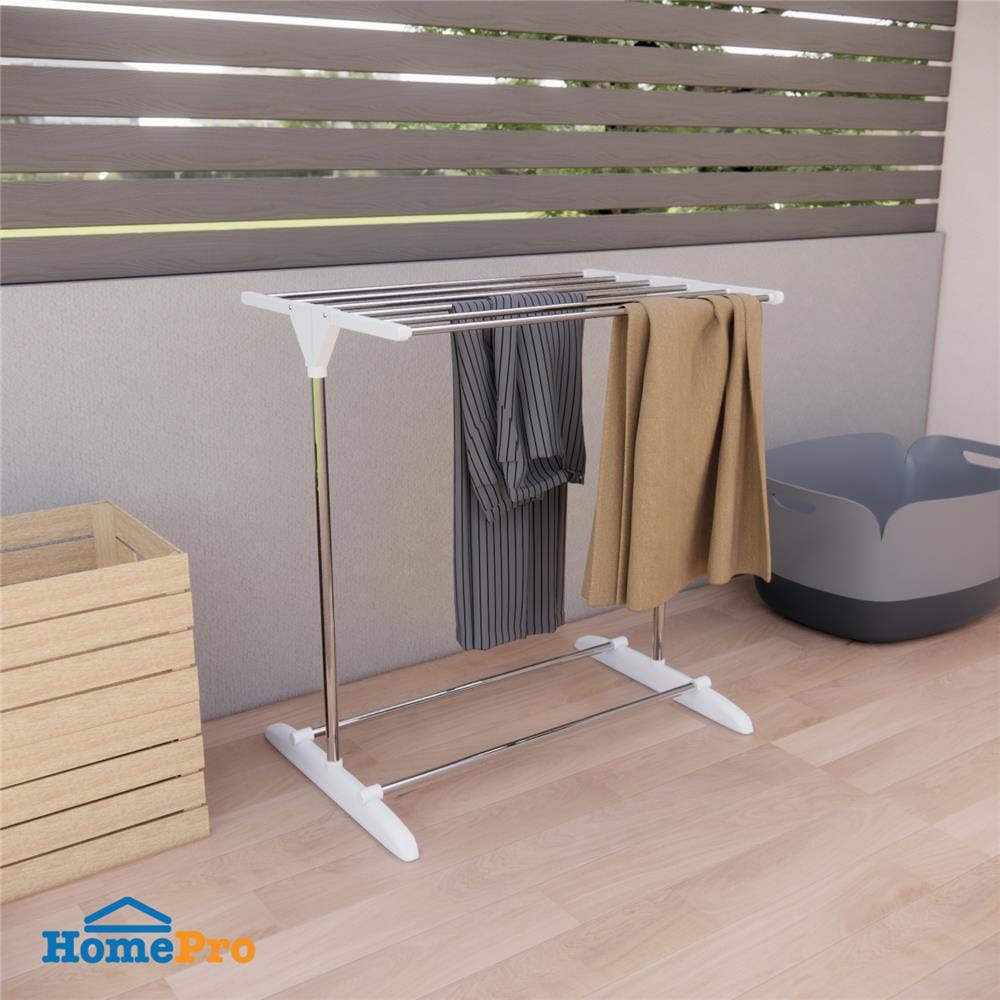 ราวแขวนผ้าแบบกางปีก PLIM 75x51x80ซม. สีขาว