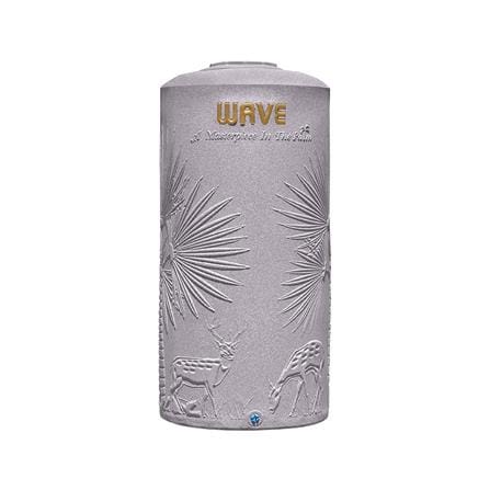 ถังเก็บน้ำ WAVE THE PALM 500 ลิตร สีเทาแดง