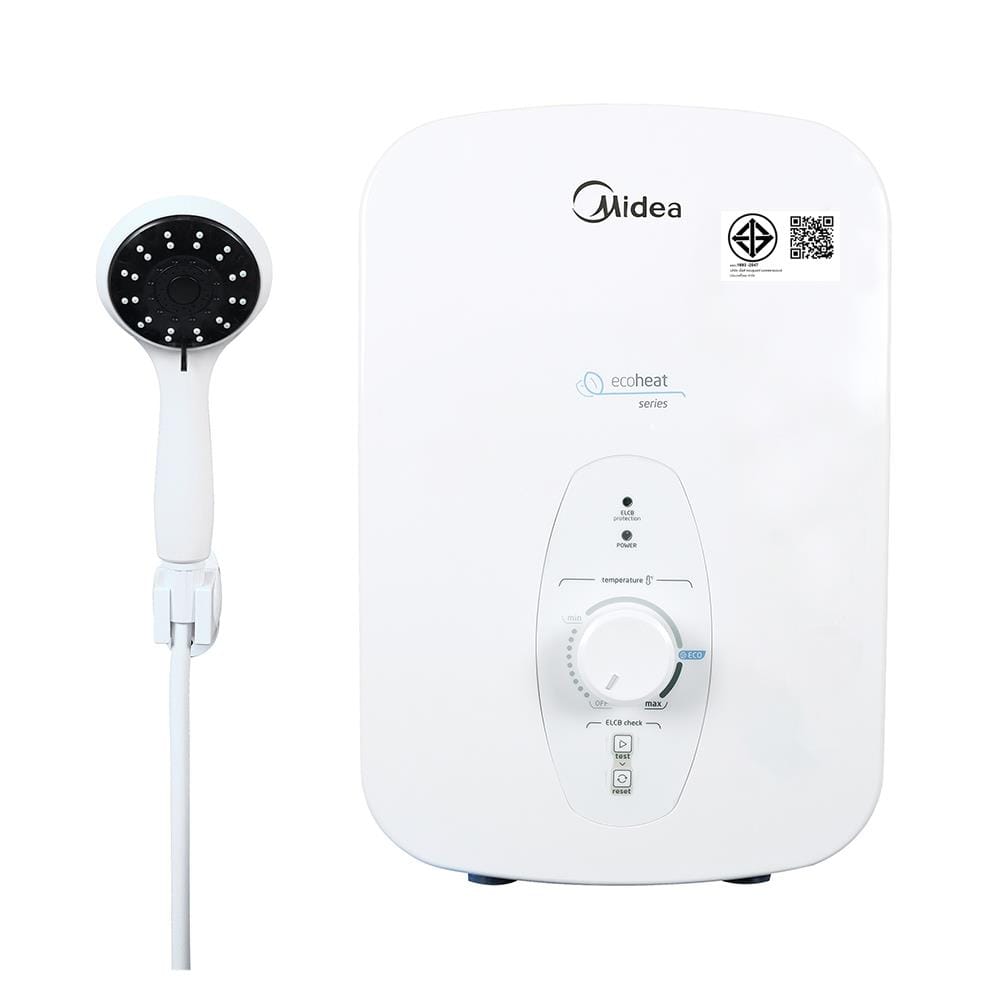 เครื่องทำน้ำอุ่น MIDEA DSK45Q สีขาว 4,500 วัตต์