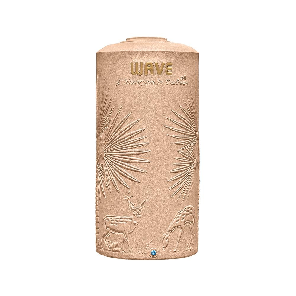ถังเก็บน้ำ WAVE THE PALM 500 ลิตร สีทองชมพู