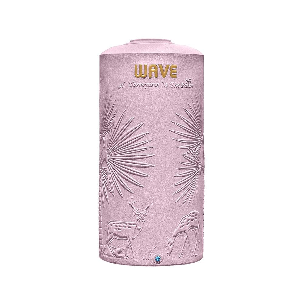 ถังเก็บน้ำ WAVE THE PALM 500 ลิตร สีซากุระชมพู