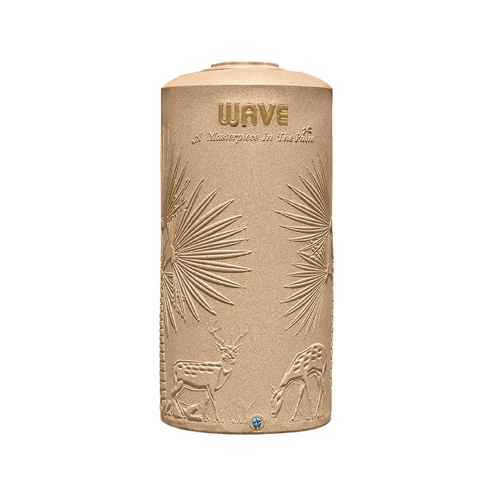 ถังเก็บน้ำ WAVE THE PALM 500 ลิตร สีแซนสโตน