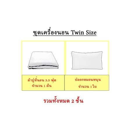 ชุดผ้าปูที่นอน 3.5 ฟุต 2 ชิ้น EXOTICA 31XP KGBE_8