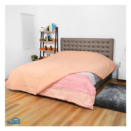 ชุดผ้าปูที่นอน 6 ฟุต 7 ชิ้น HOME LIVING STYLE MOTIVE สีส้ม_1