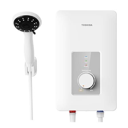 เครื่องทำน้ำอุ่น TOSHIBA TWH-38WTH 3800 วัตต์ สีขา...