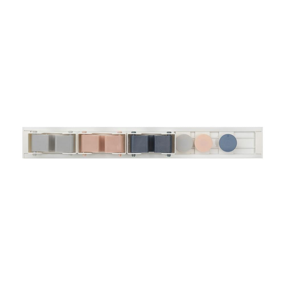 ที่เก็บอุปกรณ์ทำความสะอาดติดผนัง ACCO PASTEL6 สีชมพู/ฟ้า/เทา