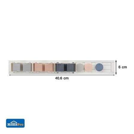 ที่เก็บอุปกรณ์ทำความสะอาดติดผนัง ACCO PASTEL6 สีชมพู/ฟ้า/เทา_13