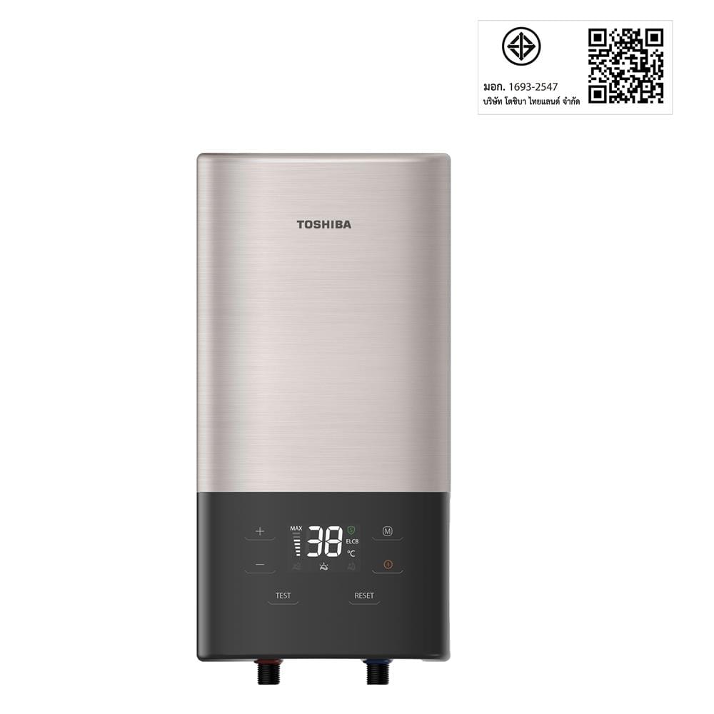 เครื่องทำน้ำอุ่น TOSHIBA TWH-45EXNTH(G) 4500 วัตต์ สีทอง