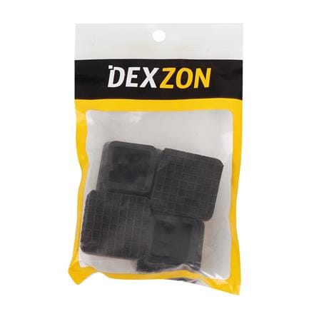 ยางรองขาโต๊ะเหลี่ยมสวมนอก DEXZON 3/4 นิ้ว แพ็ก 4 ชิ้น_1