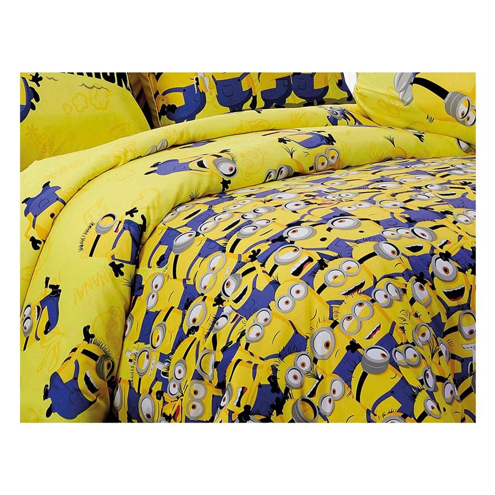 ชุดผ้าปูที่นอน 6 ฟุต 6 ชิ้น JESSICA MINION 20209-T007