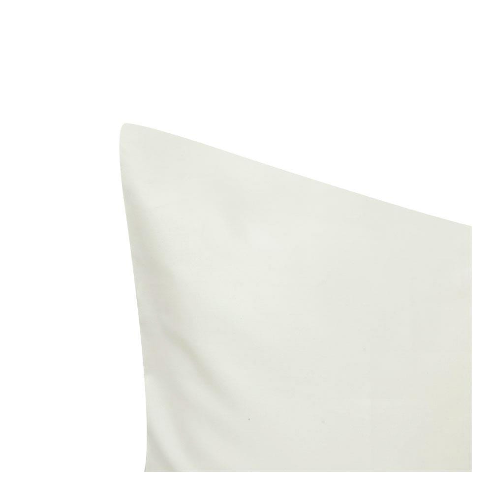 ปลอกหมอนหนุน HOME LIVING STYLE COTTON SATEEN สีครีม แพ็ก 2 ชิ้น