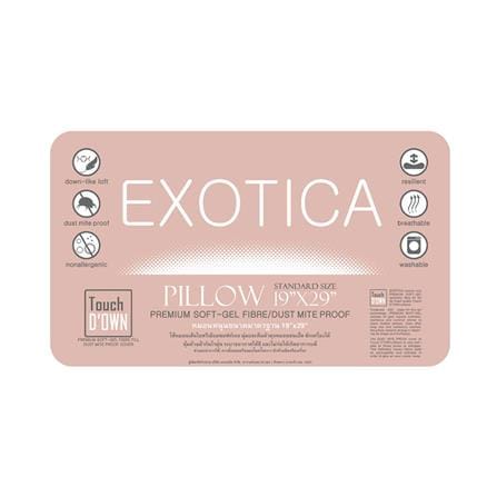 หมอนหนุน ไมโครไฟเบอร์ EXOTICA TOUCH DOWN 19x29 นิ้ว_7