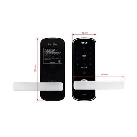 กลอนดิจิตอล LOCK COLT C100B3LC สีดำ_5