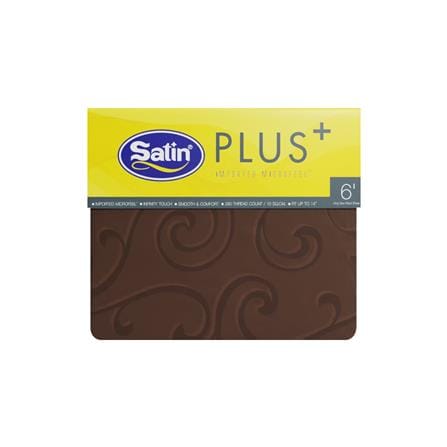 ชุดผ้าปูที่นอน 6 ฟุต 5 ชิ้น SATIN PLUS LUCKY ME LK019_4