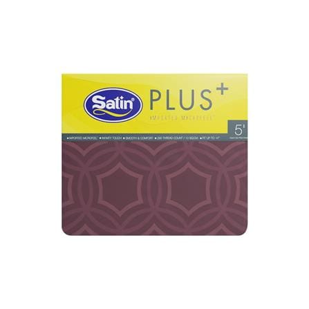 ชุดผ้าปูที่นอน 5 ฟุต 5 ชิ้น SATIN PLUS LUCKY ME LK013_4