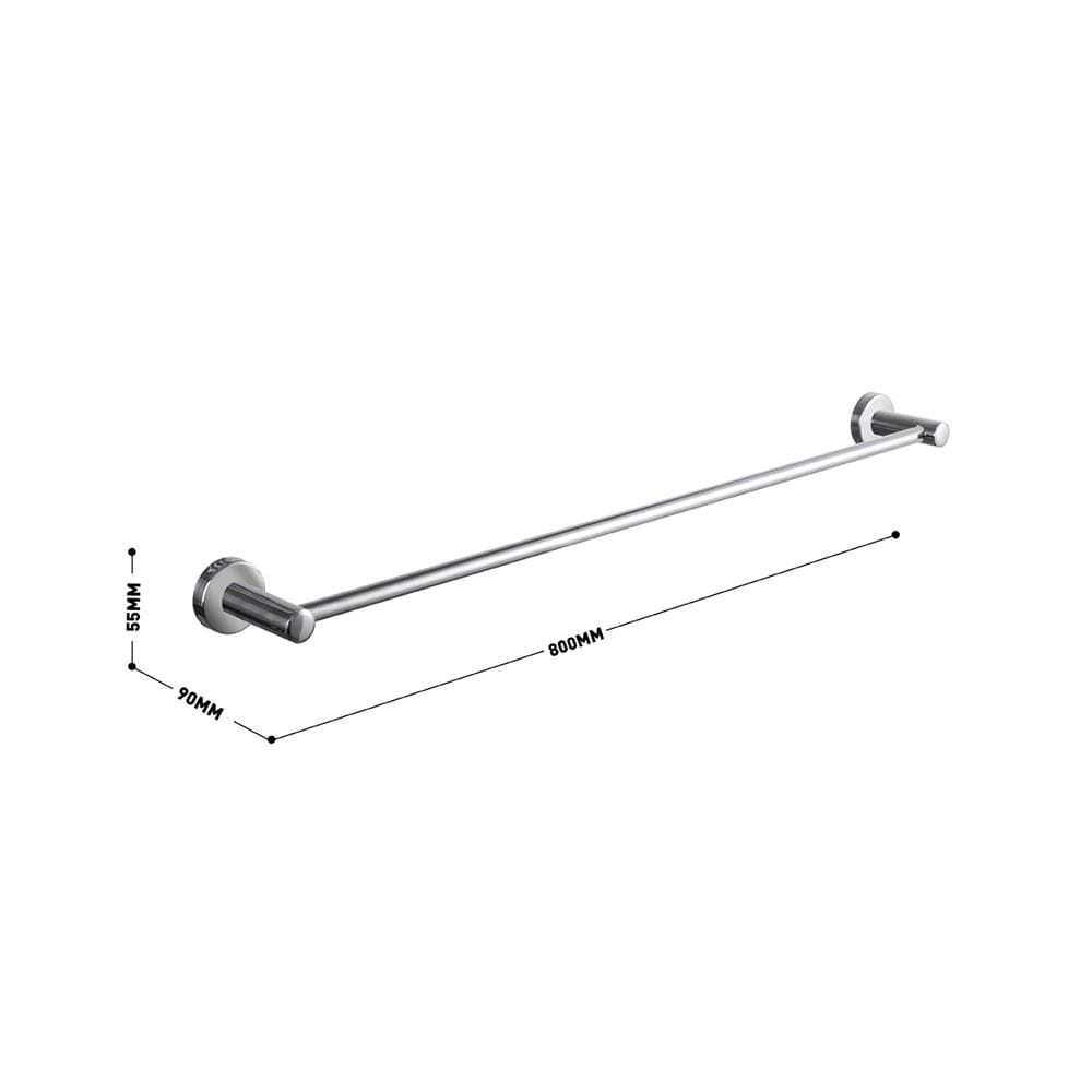 ราวแขวนผ้า RASLAND RA AQ-888 SS304 80 ซม.