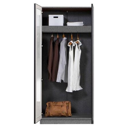 ตู้เสื้อผ้า 2 บานเปิด KONCEPT PARIS 90 ซม. สี GREY LINEN/WHITE LINEN_3