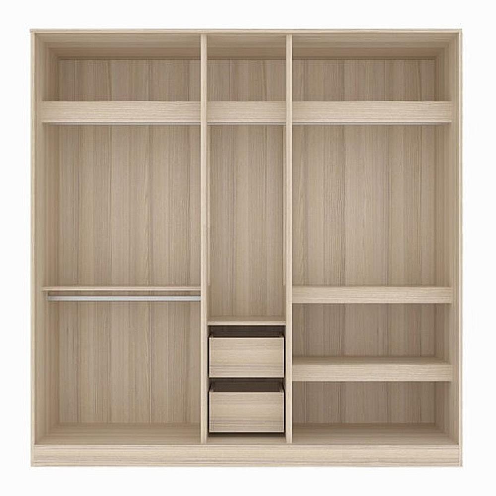 ตู้เสื้อผ้า 5 บานเปิด KONCEPT HAKONE 200 ซม. สี CANYON OAK
