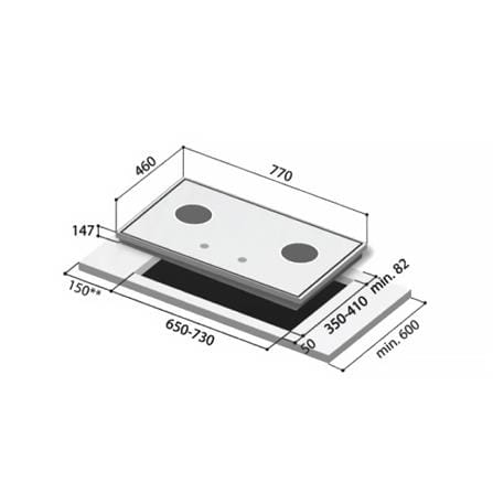 เตาฝังแก๊ส RINNAI RB-72G 77 ซม._4