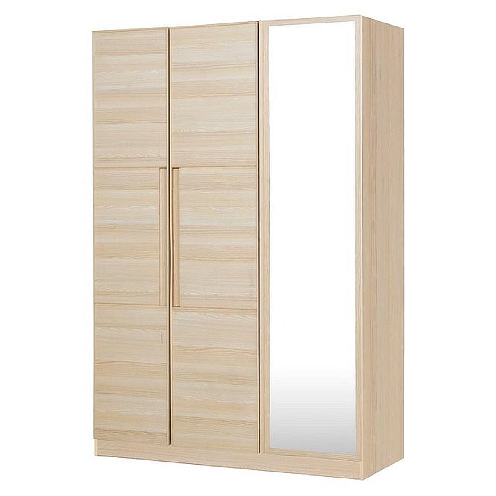 ตู้เสื้อผ้า 3 บานเปิด KONCEPT HAKONE 134 ซม. สี CANYON OAK