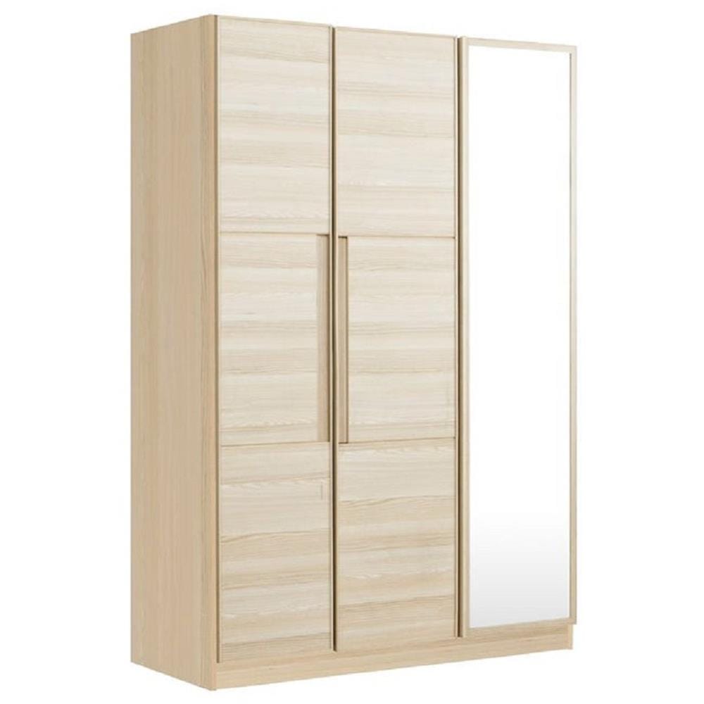 ตู้เสื้อผ้า 3 บานเปิด KONCEPT HAKONE 134 ซม. สี CANYON OAK