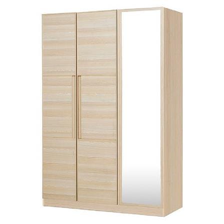ตู้เสื้อผ้า 3 บานเปิด KONCEPT HAKONE 134 ซม. สี CANYON OAK