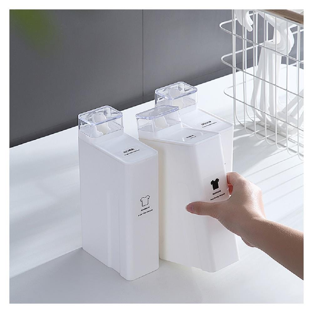 ขวดพลาสติกรีฟิล STACKO PURE 1 ลิตร 12x5.8x21.8 ซม. สีขาว