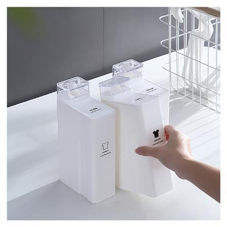 ขวดพลาสติกรีฟิล STACKO PURE 1 ลิตร 12x5.8x21.8 ซม. สีขาว_5