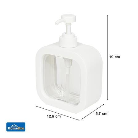 ขวดปั๊ม STACKO PURE 500 มล. 12.6X5.7X19 ซม. สีใส_4