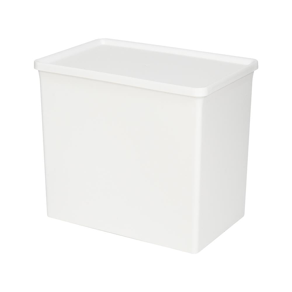 PLASTIC LAUNDRY POWDER STORAGE BOX STACKO PURE 2.5L 16.9X11.2X14.8CM WHITE