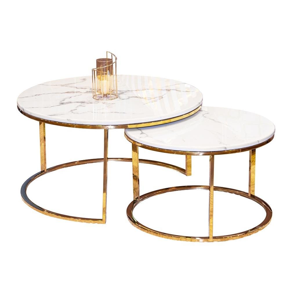 โต๊ะกลาง HS FURNITURE MALL DAKOTA สีขาว