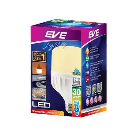หลอด LED EVE HIGH WATT 30 วัตต์ WARMWHITE E27_4