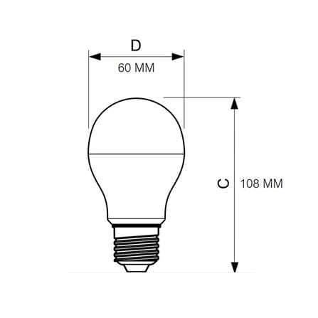 หลอด LED ECOLINK A60 9 วัตต์ DAYLIGHT E27_3