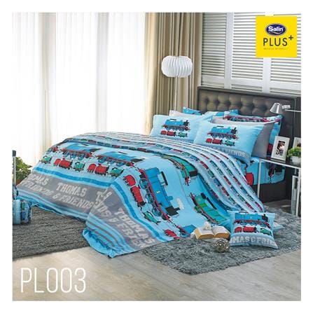 ชุดผ้าปูที่นอน 3.5 ฟุต 4 ชิ้น SATIN PLUS THOMAS PL003