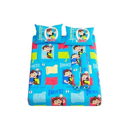 ชุดผ้าปูที่นอน 5 ฟุต 5 ชิ้น SATIN PLUS BENTEN PL022_2