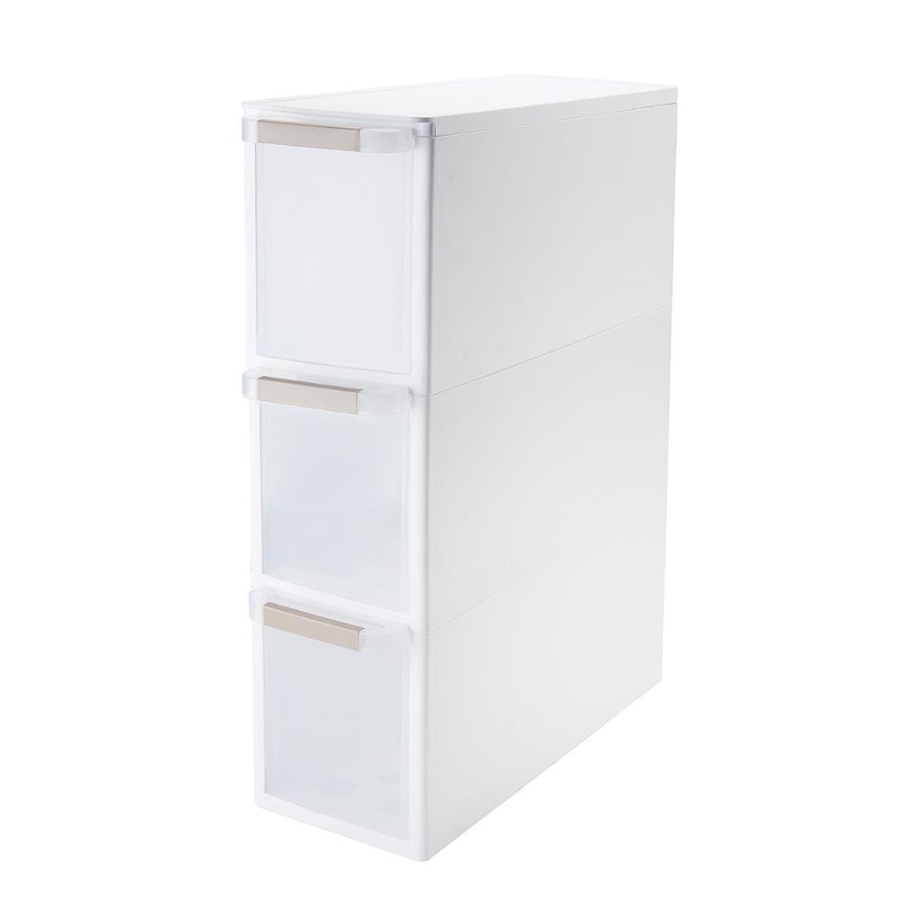 ตู้ลิ้นชักแคบ 3 ชั้น STACKO BENRI 18X47.8X65 ซม. สีขาว