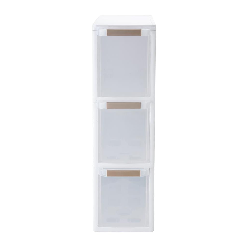 ตู้ลิ้นชักแคบ 3 ชั้น STACKO BENRI 18X47.8X65 ซม. สีขาว