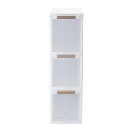 ตู้ลิ้นชักแคบ 3 ชั้น STACKO BENRI 18X47.8X65 ซม. สีขาว_1