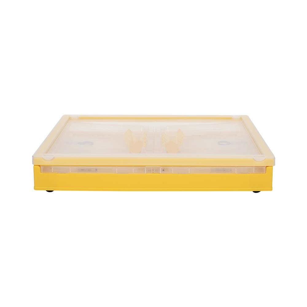 กล่องเก็บของพับได้ STACKO I NE 51x36x30.5 ซม. สีเหลือง/ใส