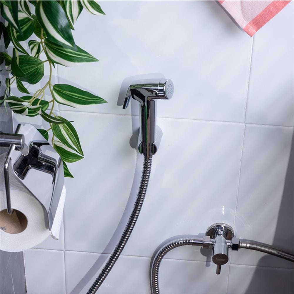 สายฉีดชำระครบชุด RASLAND RA CH-BIDET-CR สีโครม