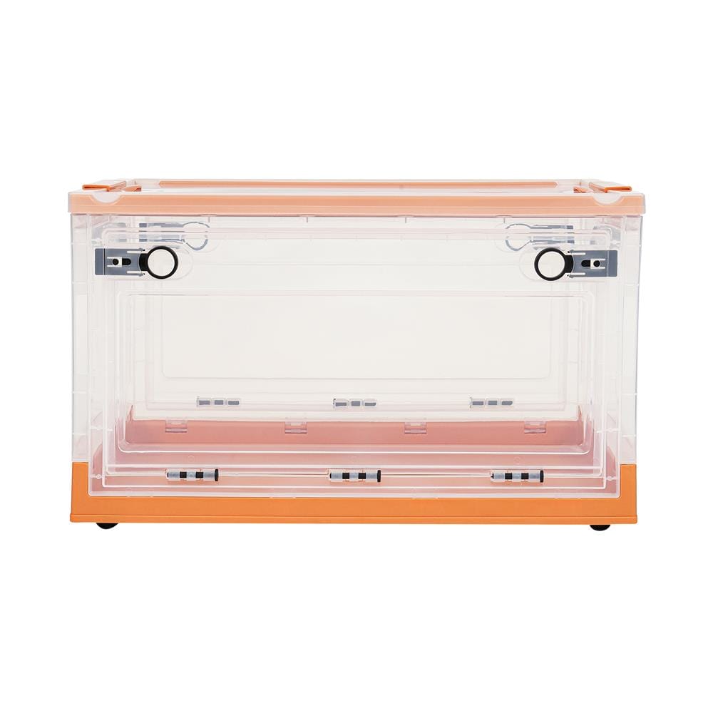 กล่องเก็บของพับได้ STACKO I NE 51x36x30.5 ซม. สีส้ม/ใส