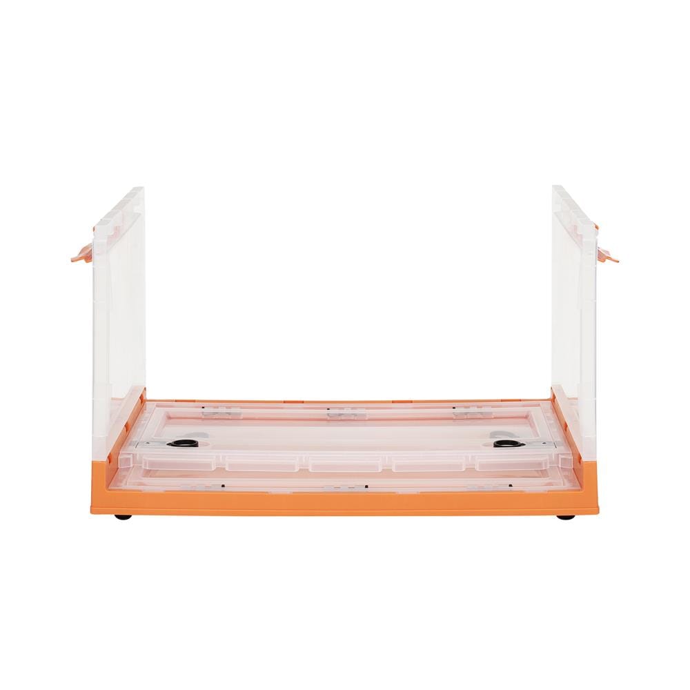 กล่องเก็บของพับได้ STACKO I NE 51x36x30.5 ซม. สีส้ม/ใส