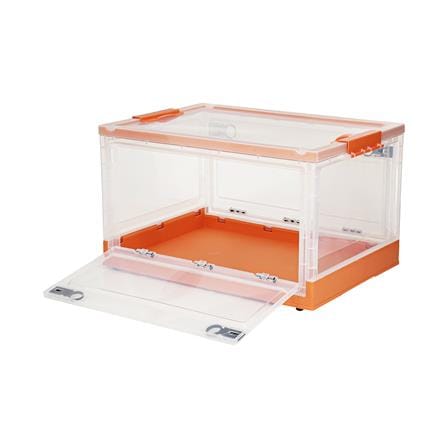 กล่องเก็บของพับได้ STACKO I NE 51x36x30.5 ซม. สีส้ม/ใส_2